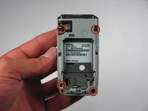 Disassembling Nokia 6086 Base of The Phone