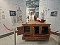 Ein nachgebauter „Schachtürke“ in einem Computer-Museum in Paderborn