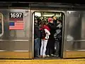 Manchmal wird es in der U-Bahn sehr voll, wie hier in der von New York.