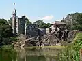Das Belvedere-Schloss im Park