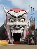 Eingang zu einer Fahrt in einem Freizeitpark in den USA