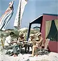 Möbel fürs Camping sind leicht und man kann sie oft zusammenklappen. So kann man sie auf Reisen gut verstauen.