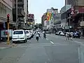 Eine Straße im belebten Viertel Hillbrow