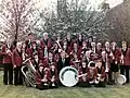 Ein Englisches Blasorchester in Uniform