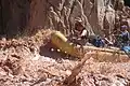 Eine Bootsfahrt auf dem stürmischen Colorado-Fluss