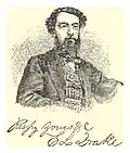 Edwin L. Drake baute in Pennsylvania den ersten Ölbohrturm der USA.