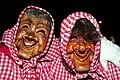 Maskenfiguren an der Luzerner Fasnacht