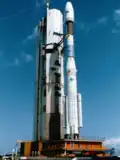 Die europäischen Ariane-Raketen starten vom Weltraumbahnhof Kourou (Südamerika).