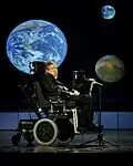 Hawking bei der NASA, der Raumfahrtbehörde der USA