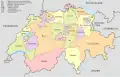 Die 26 Kantone der Schweiz