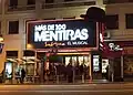 Werbung für ein Musical in Madrid