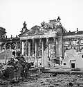 Das Reichstagsgebäude nach dem Zweiten Weltkrieg