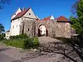 In Roßlau steht diese Burg.