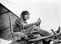 Eine Pilotin um das Jahr 1910