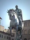 Die Statue des Cosimo de' Medici in Florenz