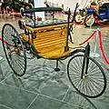 In Mannheim erfand Carl Benz dieses Auto.