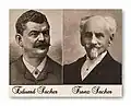Eduard Sacher, rechts sein Vater Franz