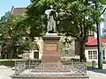 Das Denkmal für Martin Luther in Erfurt