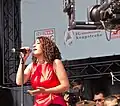 Die Sängerin Aynur Doğan auf dem Birlikte-Fest in Köln