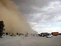 Sandsturm in Afghanistan