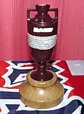 Der Pokal für den Sieger der „Ashes“