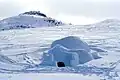 Ein Iglu im Süden der Baffin-Insel