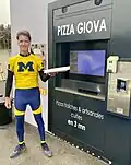 Sogar Pizza gibt's im Automaten, wie hier in Belgien.