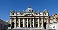 Der Petersdom von vorne gesehen