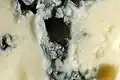Ein Blauschimmel-Käse von ganz nahem gesehen