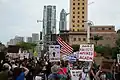 Hier wird in Miami in Florida protestiert.