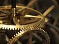 Zähnräder in einem Uhrwerk