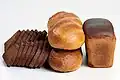Verschiedene Brotsorten aus Russland