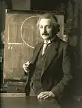 Im Jahr 1921: der berühmte Nobelpreisträger Albert Einstein.