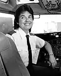 Beverly Burns war die erste Pilotin eines Jumbo-Jets.