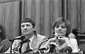 Otto Schily und Petra Kelly waren im Jahr 1983 zwei bekannte deutsche Grüne.