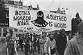 Im Jahr 1984 in den Niederlanden: eine Demonstration gegen die Apartheid.
