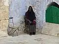 Ein äthiopischer Priester in Jerusalem