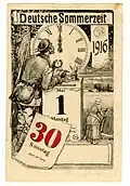 Deutsche Postkarte aus dem Jahr 1916