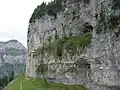 Die Wildkirchli-Höhlen im felsigen Alpstein-Gebirge