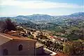 Ein Blick von San Marino aus auf die Umgebung