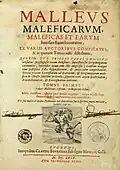 Das Buch „Der Hexenhammer“, vom Ende des Mittelalters, erklärte, wie man Hexen verfolgt.