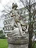 Ein Denkmal für Siegfried den Drachentöter, in Bremen