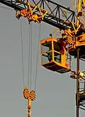 Moderne Kräne arbeiten immer mit Flaschenzügen.
