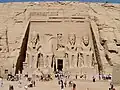 Großer Tempel von Abu Simbel, im Süden des heutigen Ägypten