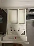 Die Kammer für das Waschmittel