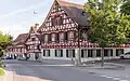 Vor allem im Norden des Kantons gibt es viele Fachwerkhäuser, hier im Dorf Oberstammheim.