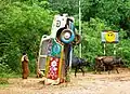 Dieses Denkmal in Indien erinnert an den Hippie Trail