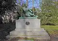 Im Kleist-Park steht dieses Denkmal für den Schriftsteller.
