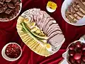 Ein typisches Essen zu Ostern
