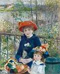 „Auf der Terasse“, von Pierre-Auguste Renoir im Jahr 1881